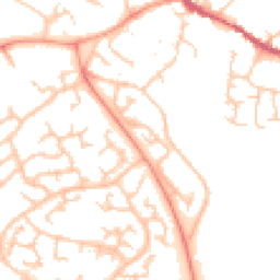 Daytime road noise heatmap for MK16 0LJ