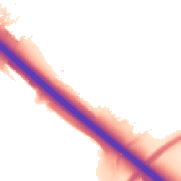 Night-time road noise heatmap for MK16 0NS