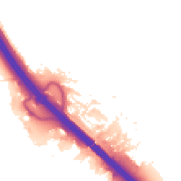 Night-time road noise heatmap for MK16 8DP