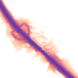 Night-time road noise heatmap for MK16 8DQ