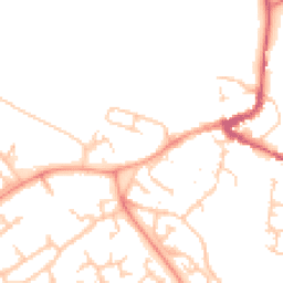 Daytime road noise heatmap for MK16 8HB