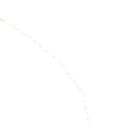 Night-time road noise heatmap for MK16 8LE