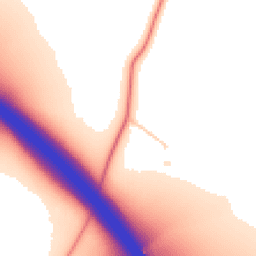 Daytime road noise heatmap for MK16 8LT