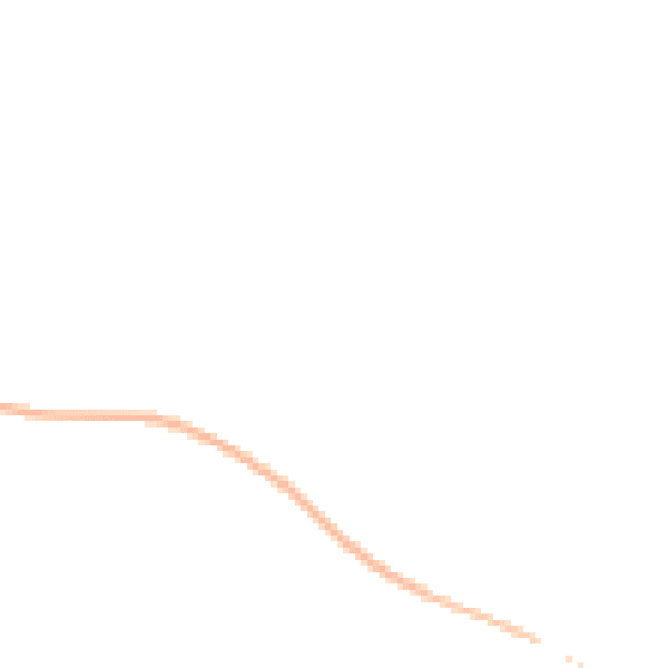 Night-time road noise heatmap for MK16 8LX