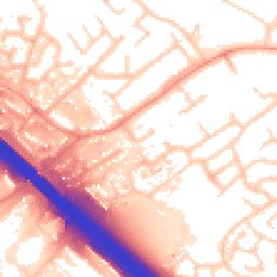 Daytime road noise heatmap for MK16 8LZ