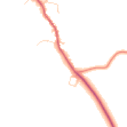Daytime road noise heatmap for MK16 8NE
