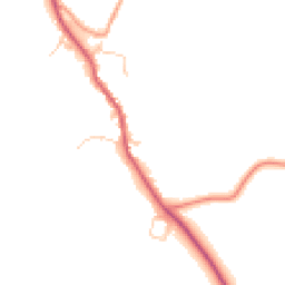Daytime road noise heatmap for MK16 8NH