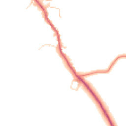 Daytime road noise heatmap for MK16 8NP