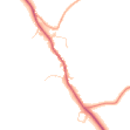 Daytime road noise heatmap for MK16 8NR