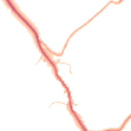 Daytime road noise heatmap for MK16 8NX