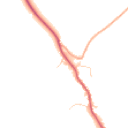Daytime road noise heatmap for MK16 8PE
