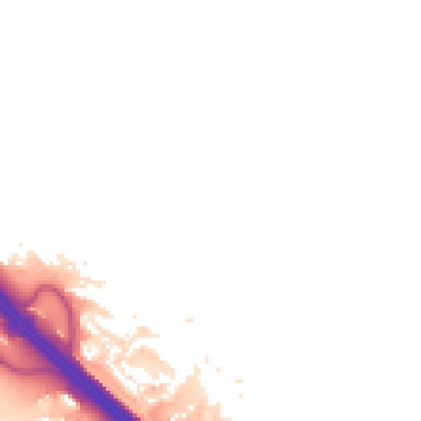 Night-time road noise heatmap for MK16 8PJ
