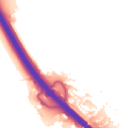 Night-time road noise heatmap for MK16 8QF