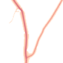 Daytime road noise heatmap for MK16 8QZ