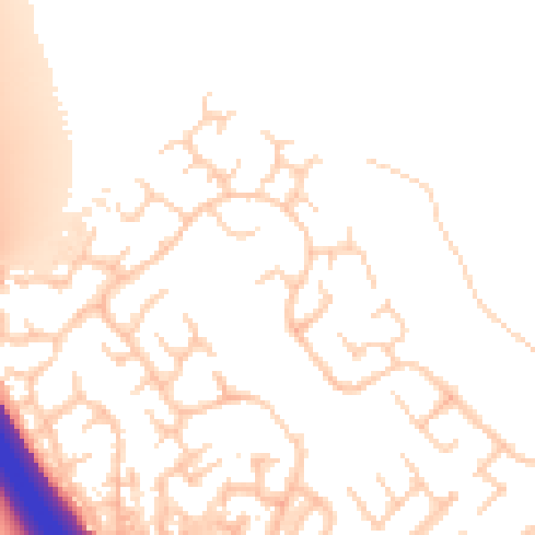 Daytime road noise heatmap for MK16 8RU