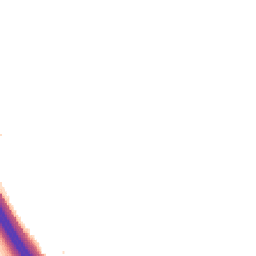 Night-time road noise heatmap for MK16 8RU