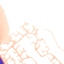 Daytime road noise heatmap for MK16 8TA
