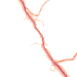 Daytime road noise heatmap for MK16 8TE