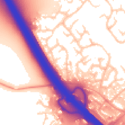 Daytime road noise heatmap for MK16 8TR