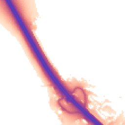 Night-time road noise heatmap for MK16 8TR
