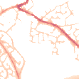 Daytime road noise heatmap for MK16 9DH