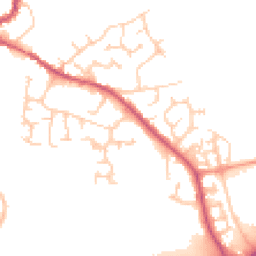 Daytime road noise heatmap for MK16 9EE