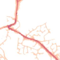 Daytime road noise heatmap for MK16 9EJ