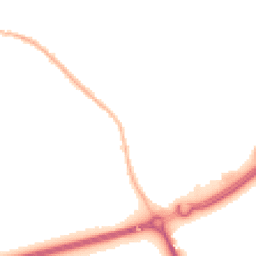 Night-time road noise heatmap for MK16 9FE