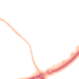 Night-time road noise heatmap for MK16 9FP
