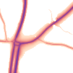 Daytime road noise heatmap for MK16 9JB
