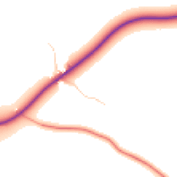 Daytime road noise heatmap for MK16 9JH