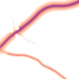Daytime road noise heatmap for MK16 9JJ