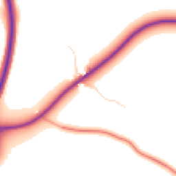 Daytime road noise heatmap for MK16 9JQ