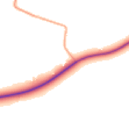 Daytime road noise heatmap for MK16 9JR