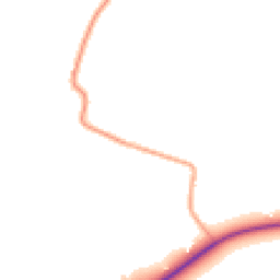 Daytime road noise heatmap for MK16 9LA
