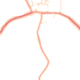 Daytime road noise heatmap for MK16 9LN