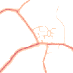Daytime road noise heatmap for MK16 9LP