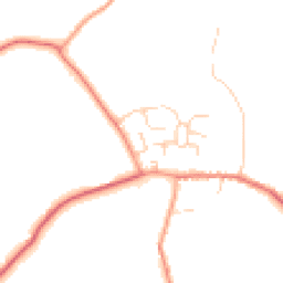 Daytime road noise heatmap for MK16 9LR