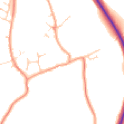 Daytime road noise heatmap for MK16 9ND
