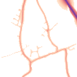 Daytime road noise heatmap for MK16 9PA