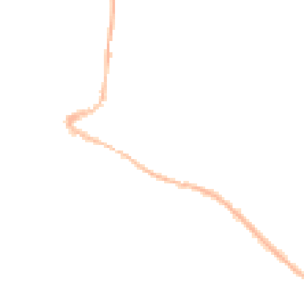 Night-time road noise heatmap for MK16 9PT