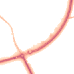 Night-time road noise heatmap for MK16 9PY