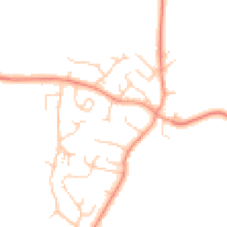 Daytime road noise heatmap for MK17 0AJ
