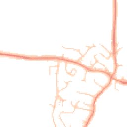 Daytime road noise heatmap for MK17 0AL
