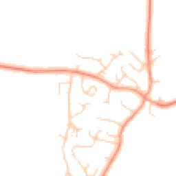 Daytime road noise heatmap for MK17 0AN