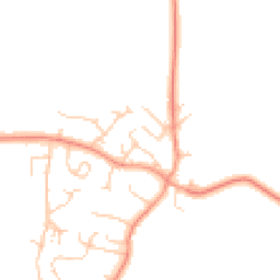 Daytime road noise heatmap for MK17 0AQ
