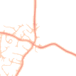 Daytime road noise heatmap for MK17 0BB
