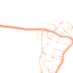 Daytime road noise heatmap for MK17 0BE