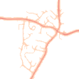 Daytime road noise heatmap for MK17 0BL
