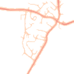 Daytime road noise heatmap for MK17 0BP